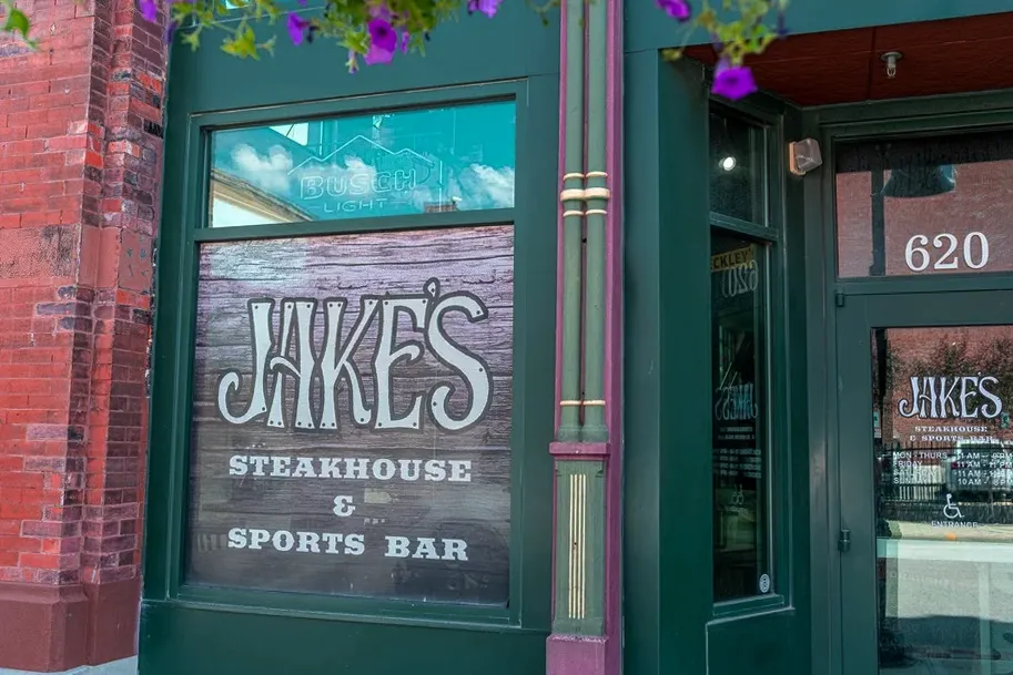 Jake's Steakhouse & Sports Bar storefront in St. Joseph